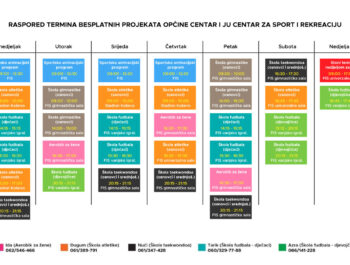 PROGRAM OPĆINE CENTAR